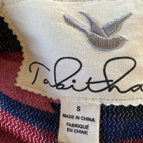 Anthropologie Tabitha Leona Wrap Hooded Aztec Western Boho Rodeo Cozy Coat S - Picture 8 of 9